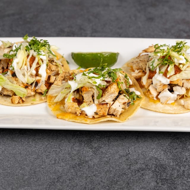 Tequila Lime Chicken Tacos.