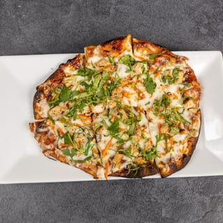 Chicken Pesto Alfredo Flatbread